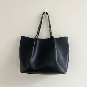 SOLD • H&M • Faux Leather Shopper Bag
